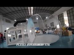 4 মিটার ইনফ্ল্যাটেবল স্নো গ্লোব বুদ্বুদ তাঁবু