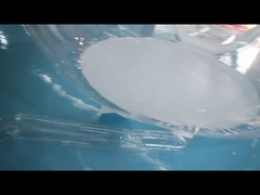 স্বচ্ছ পিভিসি ৪ মিটার একক টানেল ইনflatable বুদ্বুদ তাঁবু ব্লোয়ার সহ