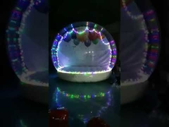 3 মিটার ব্যাসের ফুলাযোগ্য স্নো গ্লোব ফটো বুথ, তুষার সহ