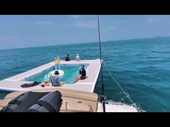 ডাবল লেয়ার ওশান জেলিফিশ পুল ফ্লোটিং ইনflatable সমুদ্রের সুইমিং পুল নেট সহ