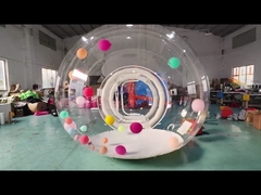 আউটডোর ব্লো আপ পার্টি ক্লিয়ার ইনফ্ল্যাটেবল বাবল হাউস স্বচ্ছ বেলুন হাউস গম্বুজ তাঁবু