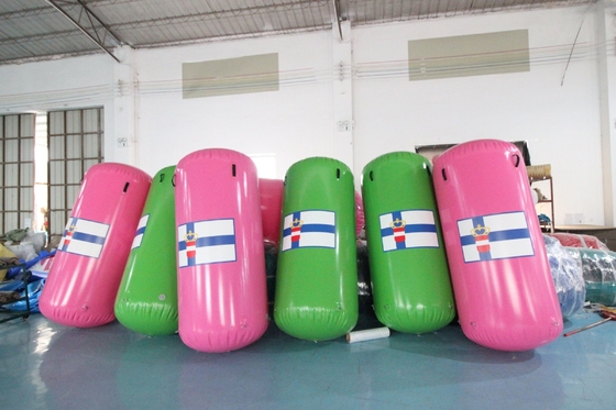 কাস্টম সিল Inflatable বিজ্ঞাপন রেস মার্কার Buoys সিলিন্ডার ভাসমান বয়