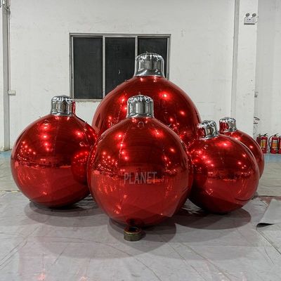 quality বিশাল Xmas inflatable ক্রিসমাস বল অলঙ্কার আয়না বল ঝুলন্ত inflatable আয়না প্রভাব অলঙ্কার বল factory